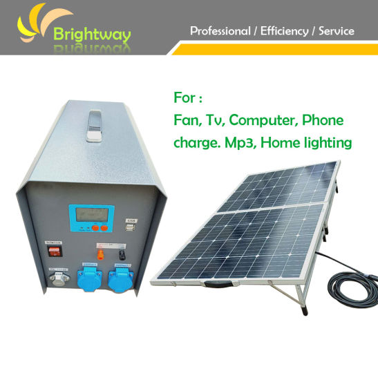 DC Portable Solar System System Home Lighting System для телевизионного вентилятора ПК