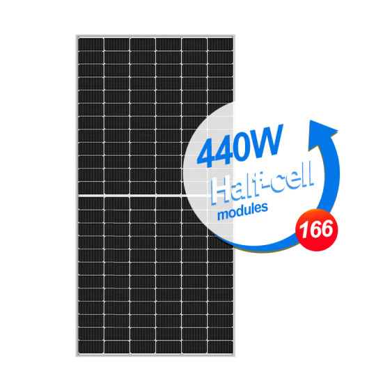 440 Вт Mono Perc 166 мм GP Половина разреза Solar 1 Солнечные панели 144 клетки