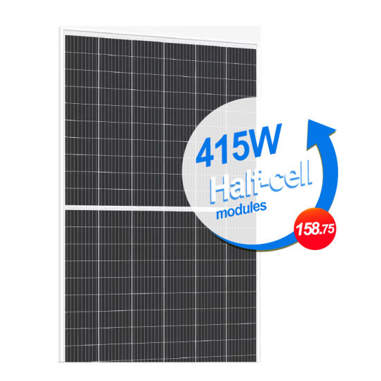 415 Вт Mono Perc 158,75 мм GP Половина разреза Solar 1 Солнечные панели 144 клетки