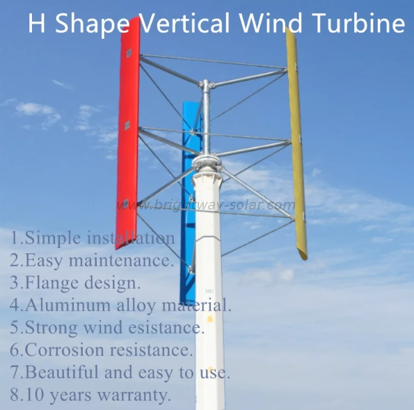 Brightway On Grid Off Grid 3KW Wind Generator Solar System 