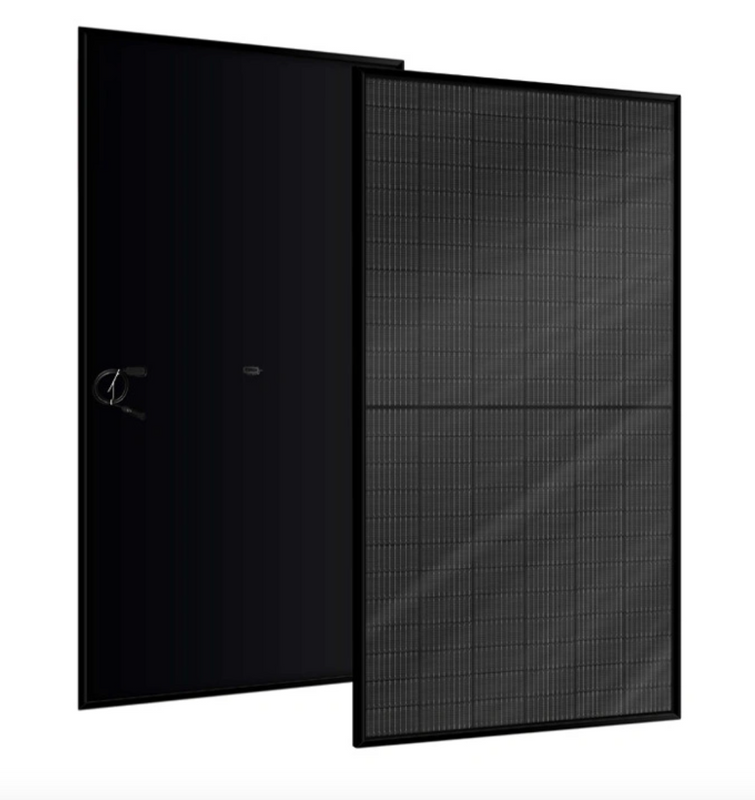 Brightway Solar Topcon N Тип 440W Полный черный стеклянный фотоэлектрические панели для коммерческого использования