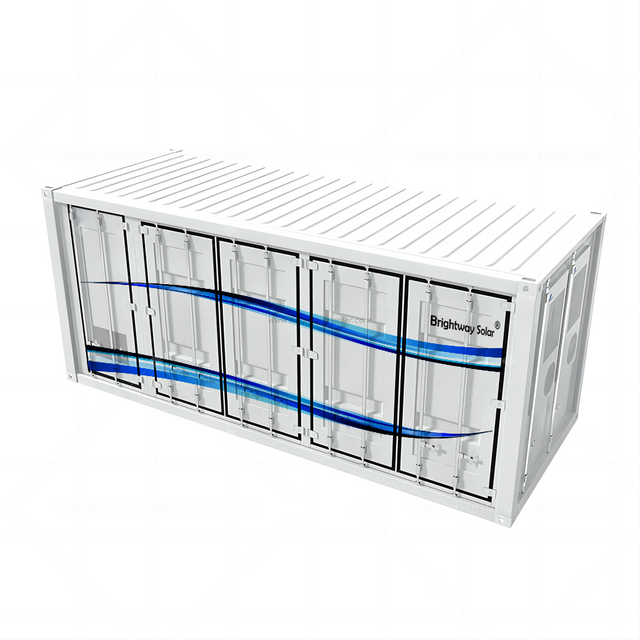 Brightway Solar 250KWH 500 кВт -ч. Солнечная энергия аккумулятор 20 футов контейнер ESS с BMS и EMS