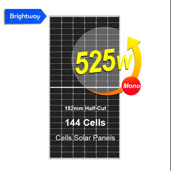 Mono Panel 525W 530W 535W 540W 545 Вт 182 мм Полудруженные ячейки Солнечные панели