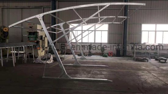 Солнечный навес по автомобилю красивой кривой для 1 машины, 2 машины, 3 машины