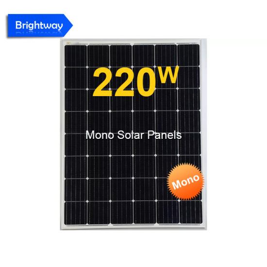 220W моно солнечная панель