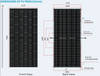 Brightway Solar 132 клетки 615W 615 Вт монокристаллический фотоэлектрический солнечный модуль