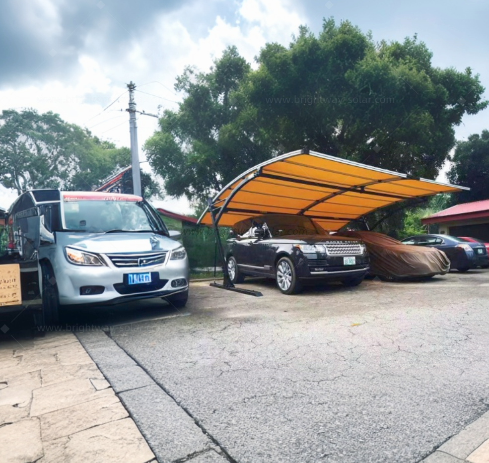 Brightway Solar Double -Waterproftion Carport с солнечной зарядной системой парковки