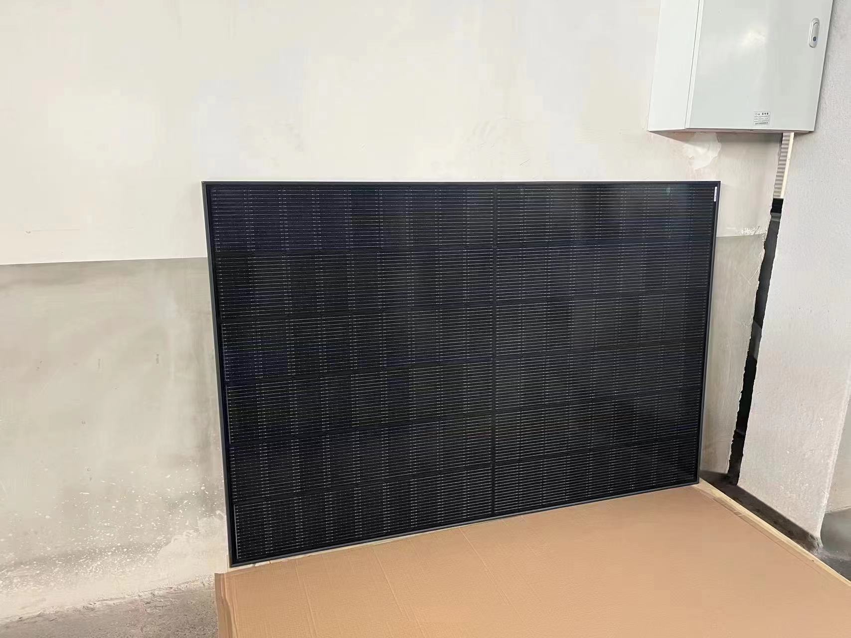Brightway Solar Topcon N Тип 440W Полный черный стеклянный фотоэлектрические панели для коммерческого использования