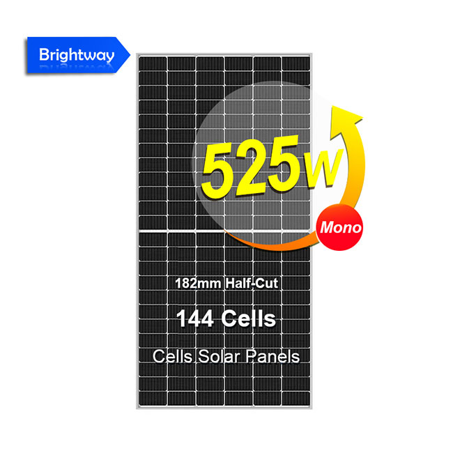 Моно 182 мм полурезанные клетки Солнечные панели-144 клетки 525W