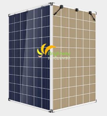 Двойная стеклянная монокристаллическая солнечная панель 295W