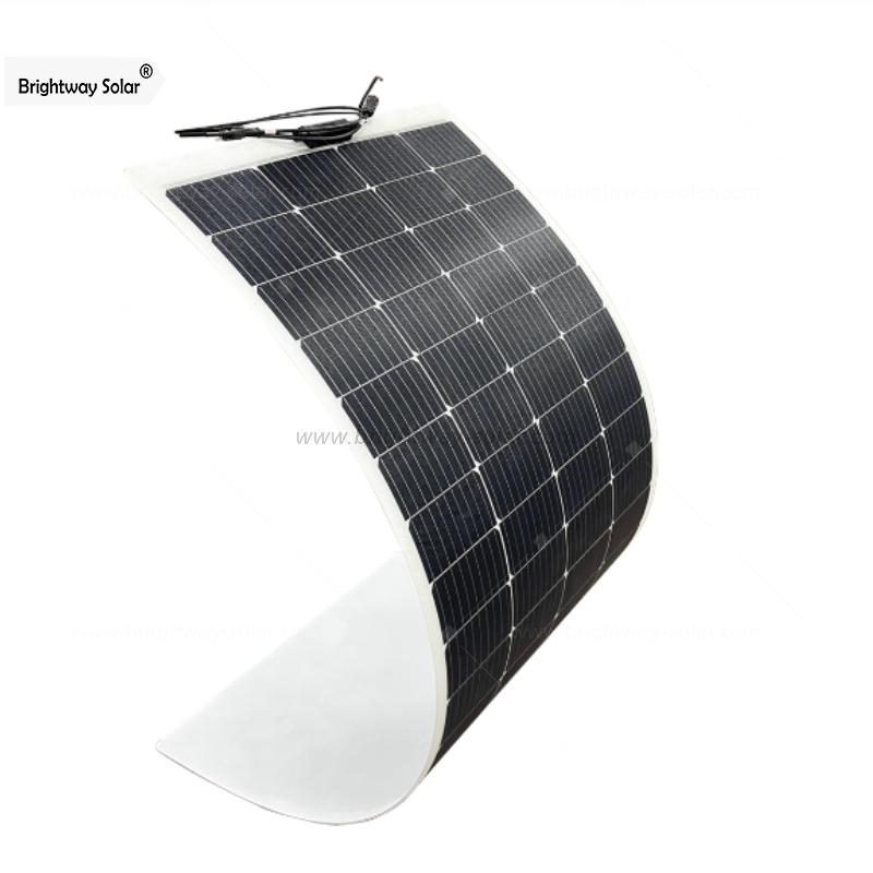 Brightway Solar 200 Вт панель возобновляемой энергии для монокристаллических кремниевых ячеек Гибкая солнечная панель